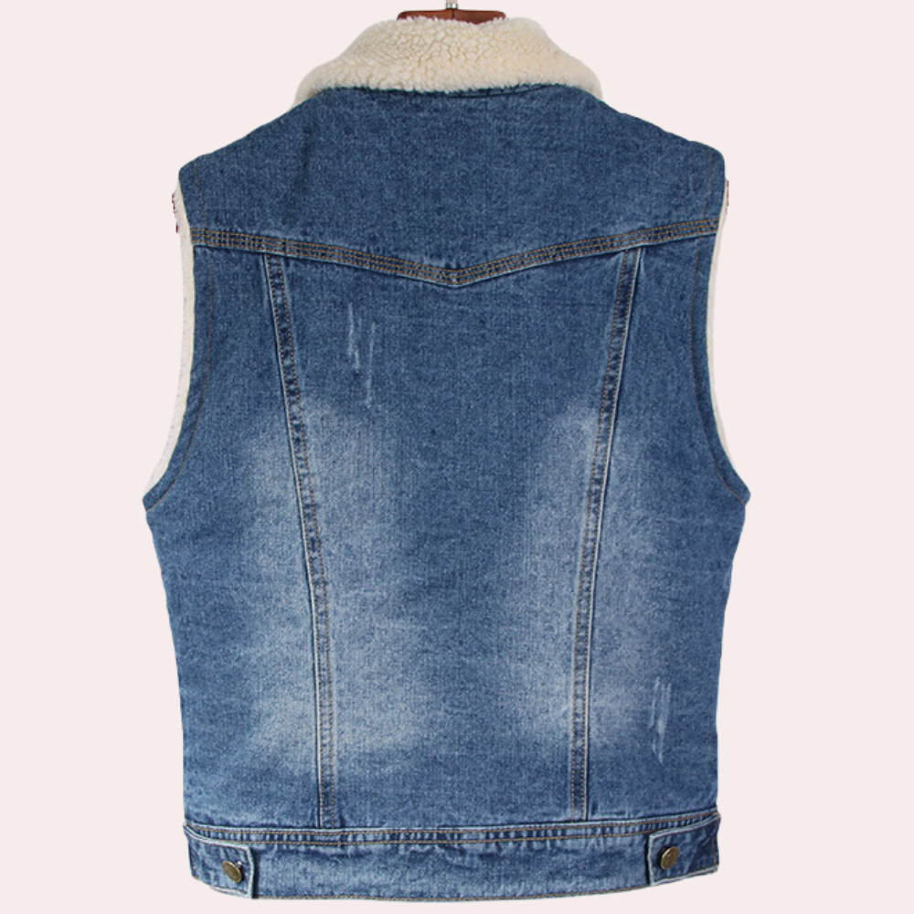 CLAIRE - Trendy Denim Vest voor Dames - Perfect voor de Zomer