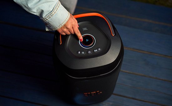 JBL PartyBox 130 - NIEUW - Draadloze Bluetooth Party Speaker - Opvouwbare Handgreep - Spatwaterdicht - LED verlichting - 15 uur - Zwart