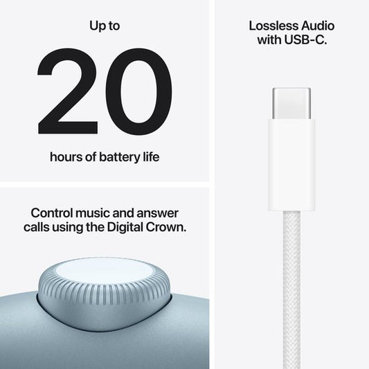 Apple – AirPods Max 2 – Draadloze hoofdtelefoon – USB-C – blauw