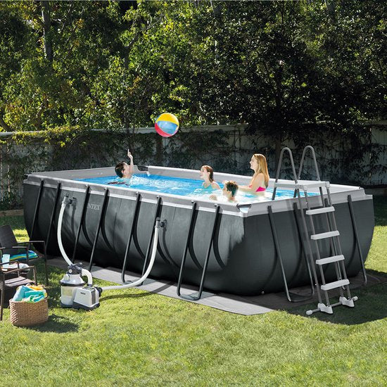 Intex Ultra XTR Rechthoekig Opzetzwembad Set - 549 x 274 x 132 cm met zand filter pomp