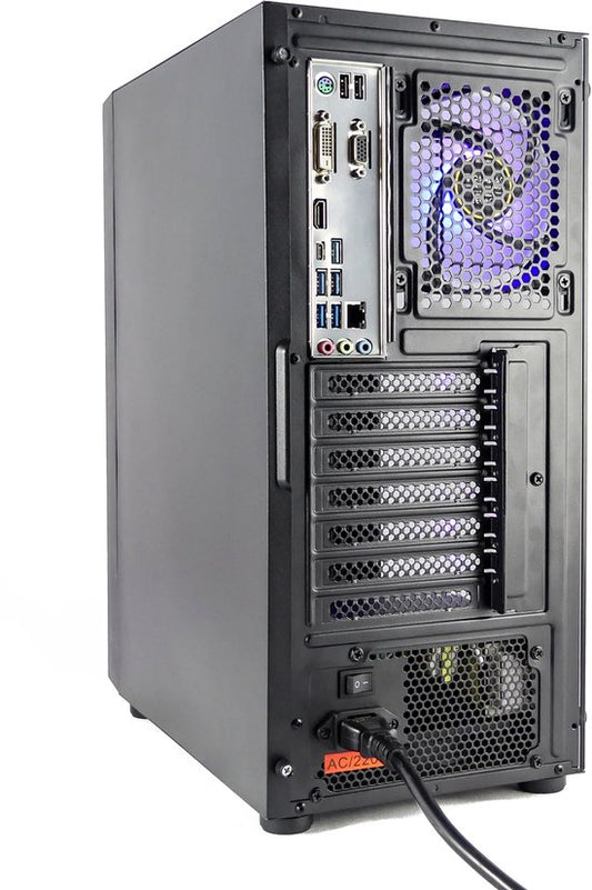 Ryzen 5 Budget Game PC Setup Compleet met 24" Gaming Monitor, Toetsenbord, Muis, Headset en Muismat|500GB SSD|16GB RAM|WiFi|GC2
