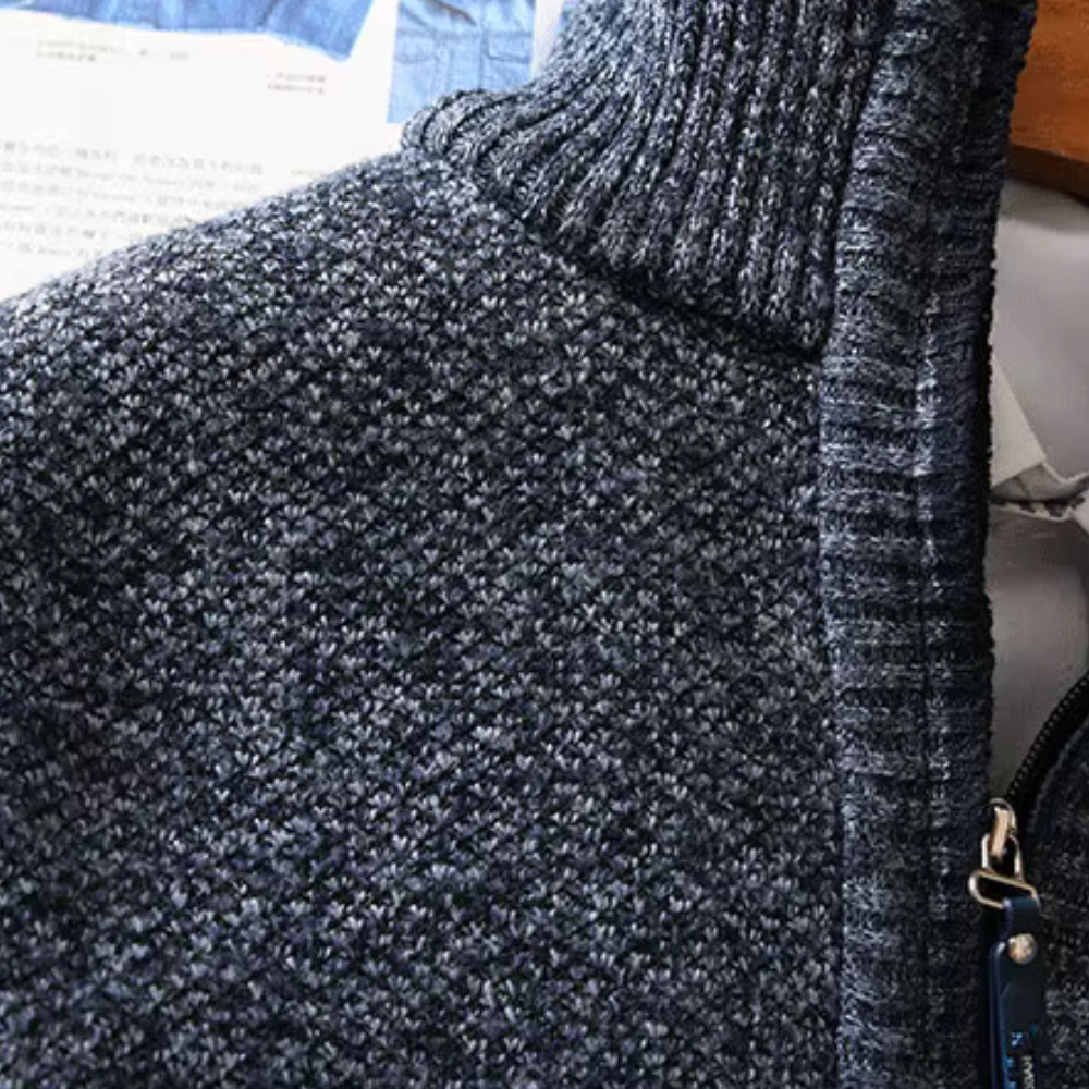 BRICE - Comfortabele Halsrits Trui voor Heren - Lente/Zomer Editie