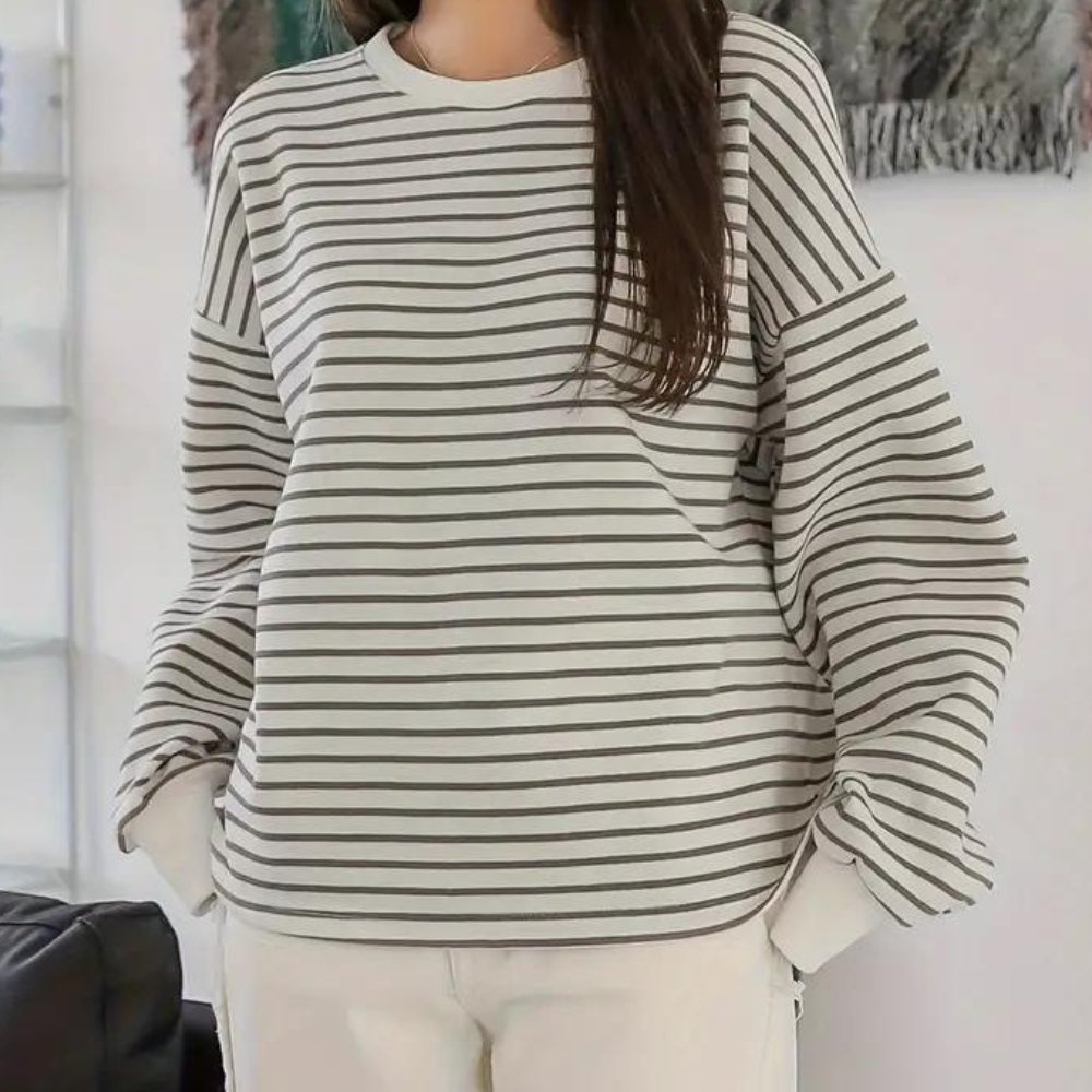 CHERYL - Comfortabel Gestreept Zomersweatshirt voor Dames