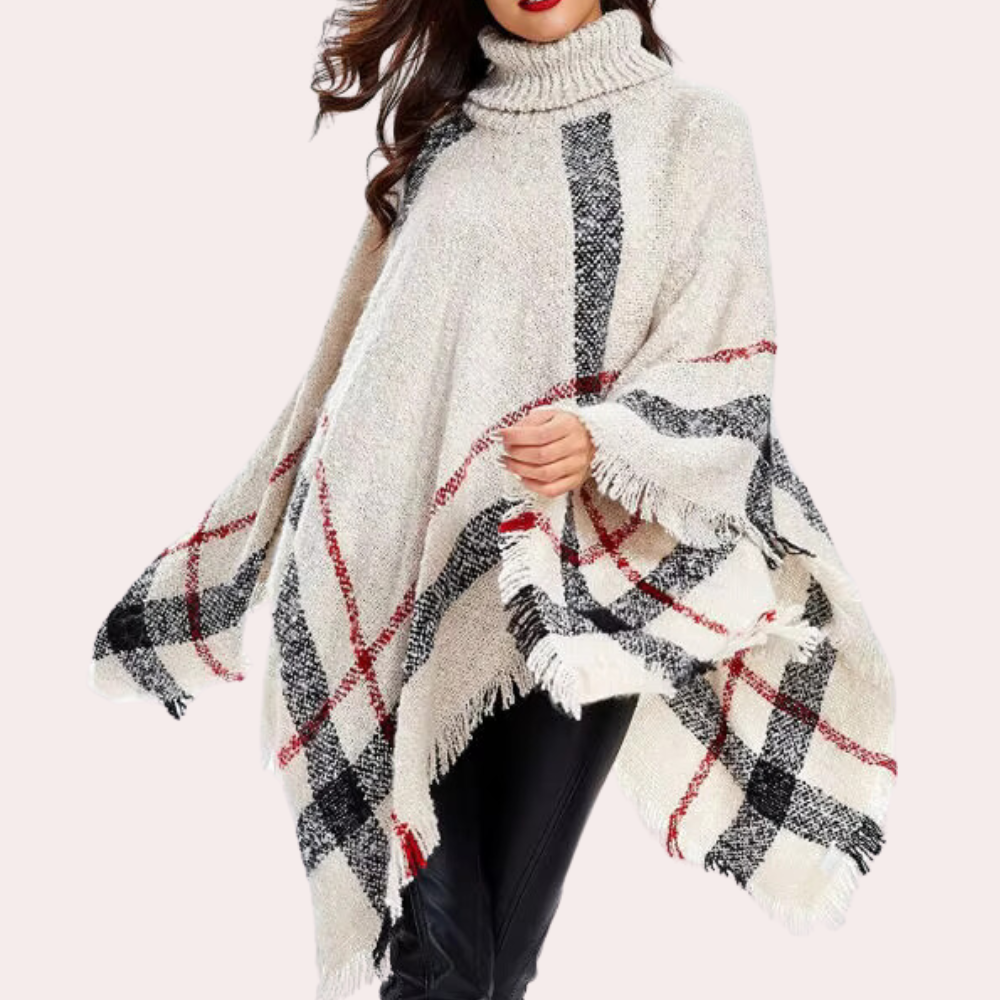 ADIS - Trendy Gebreide Zomerponcho voor Dames
