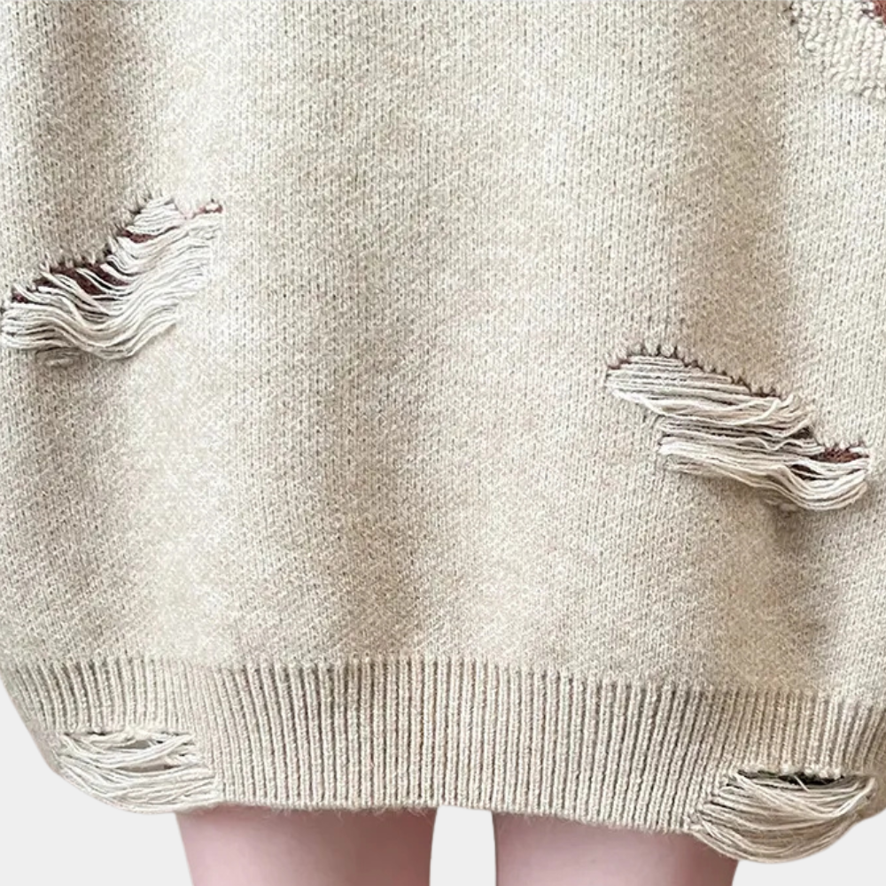 MANUELA - Luchtige Moderne Oversized Trui voor Dames, Perfect voor de Zomer
