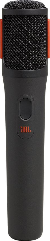 JBL PartyBox On The Go 2 – Draagbare Bluetooth Speaker - Met Draadloze Microfoon - Handige Schouderriem - LED verlichting - Spatwaterdicht - Zwart
