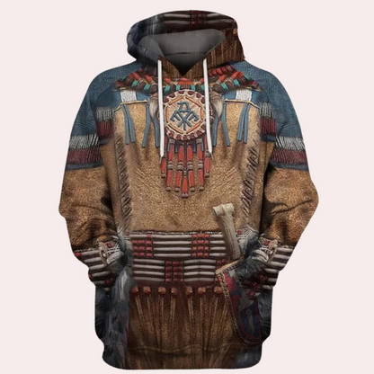 ALVARO - Comfortabele Bedrukte Zomer Hoodie voor Heren