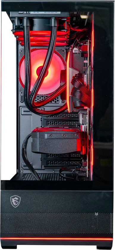 FlowUp x Powered By MSI - De Joyride Gaming PC - Skate - AMD Ryzen 7 7800X3D - NVIDIA RTX 5070 Ti 16GB - 32 GB DDR5 RAM - 2TB - Waterkoeling