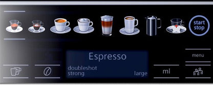 Siemens EQ6 Plus s100 TE651319RW - Volautomatische espressomachine - Antraciet grijs