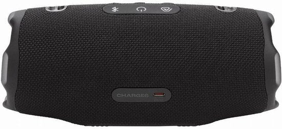 JBL Charge 6 - Draadloze Bluetooth Speaker met Afneembare Draagriem - Portable Muziek Box - 28 uur - Waterdicht - IP68 - Zwart