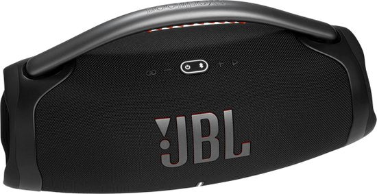 JBL Boombox 3 WiFi - Draagbare WiFi & Bluetooth Speaker - Waterdicht (IP67) - 24 uur batterij - JBL Original Pro Sound - AirPlay, Chromecast & Multiroom - Zwart