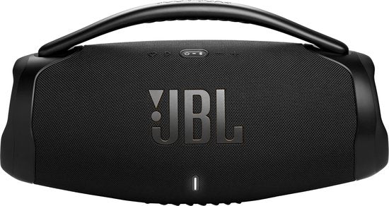 JBL Boombox 3 WiFi - Draagbare WiFi & Bluetooth Speaker - Waterdicht (IP67) - 24 uur batterij - JBL Original Pro Sound - AirPlay, Chromecast & Multiroom - Zwart