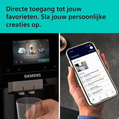 Siemens EQ700 iAroma TP723E09 - Volautomatische espressomachine - Piano zwart
