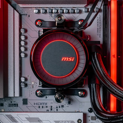 FlowUp x Powered By MSI - De Joyride Gaming PC - Skate - AMD Ryzen 7 7800X3D - NVIDIA RTX 5070 Ti 16GB - 32 GB DDR5 RAM - 2TB - Waterkoeling