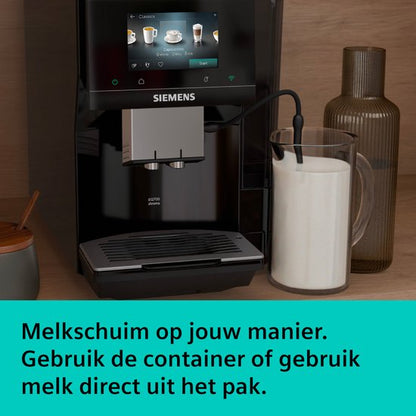 Siemens EQ700 iAroma TP723E09 - Volautomatische espressomachine - Piano zwart