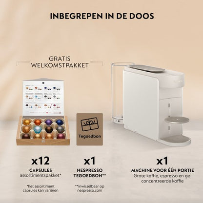 De'Longhi Nespresso Vertuo Up ENV200.W - Koffiecupmachine - 1.4 L - Snel opgewarmd - Wit