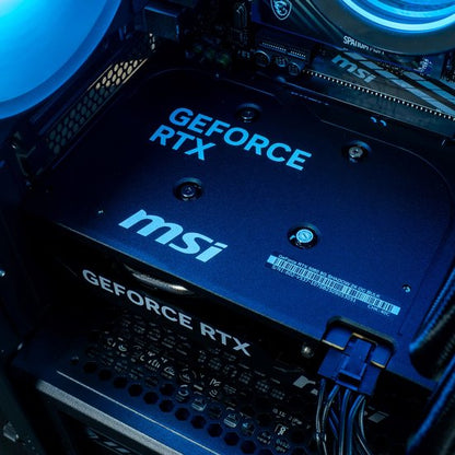 FlowUp x Powered By MSI - De Tetragame Gaming PC - Ryzen 7 5700x - RTX 5060 - 32 GB Corsair RAM - MSI 650w - 1 TB NVMe SSD - AZZA Galeforce ARGB