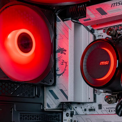 FlowUp x Powered By MSI - De Joyride Gaming PC - Skate - AMD Ryzen 7 7800X3D - NVIDIA RTX 5070 Ti 16GB - 32 GB DDR5 RAM - 2TB - Waterkoeling