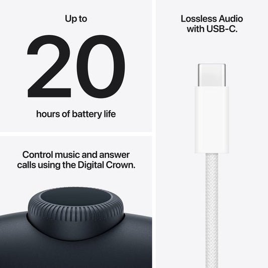 Apple – AirPods Max 2 – Draadloze over-ear koptelefoon – Midnight