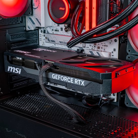 FlowUp x Powered By MSI - De Joyride Gaming PC - Skate - AMD Ryzen 7 7800X3D - NVIDIA RTX 5070 Ti 16GB - 32 GB DDR5 RAM - 2TB - Waterkoeling