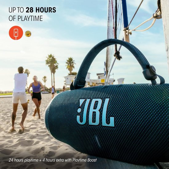 JBL Charge 6 - Draadloze Bluetooth Speaker met Afneembare Draagriem - Portable Muziek Box - 28 uur - Waterdicht - IP68 - Zwart