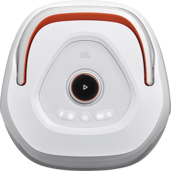 JBL PartyBox 130 - NIEUW - Draadloze Bluetooth Party Speaker - Opvouwbare Handgreep - Spatwaterdicht - LED verlichting - 15 uur - Wit