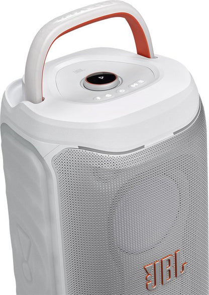 JBL PartyBox 130 - NIEUW - Draadloze Bluetooth Party Speaker - Opvouwbare Handgreep - Spatwaterdicht - LED verlichting - 15 uur - Wit