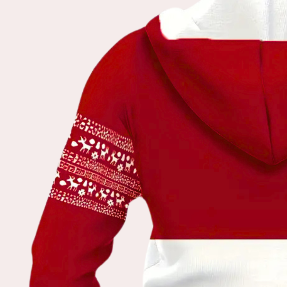 TOBIE - Trendy Kerstmis Hoodie voor Heren