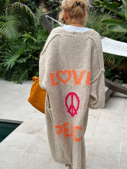 Lang vest in hippiestijl - Gaia