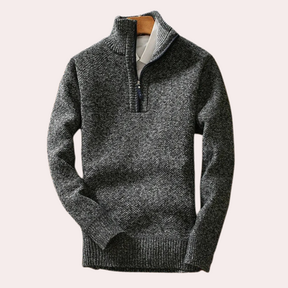 BRICE - Comfortabele Halsrits Trui voor Heren - Lente/Zomer Editie