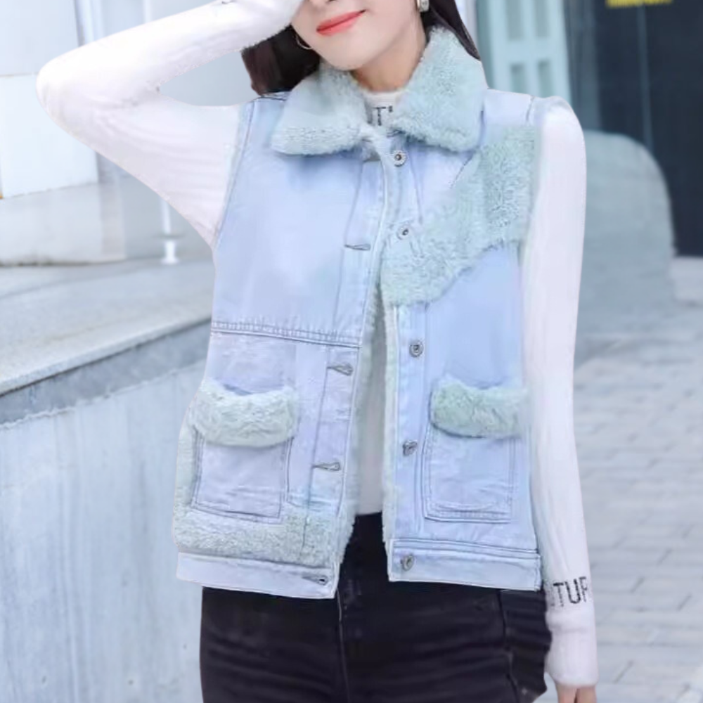 ELEANOR - Klassiek Denim Zomervest voor Dames