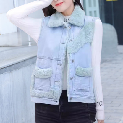 ELEANOR - Klassiek Denim Zomervest voor Dames