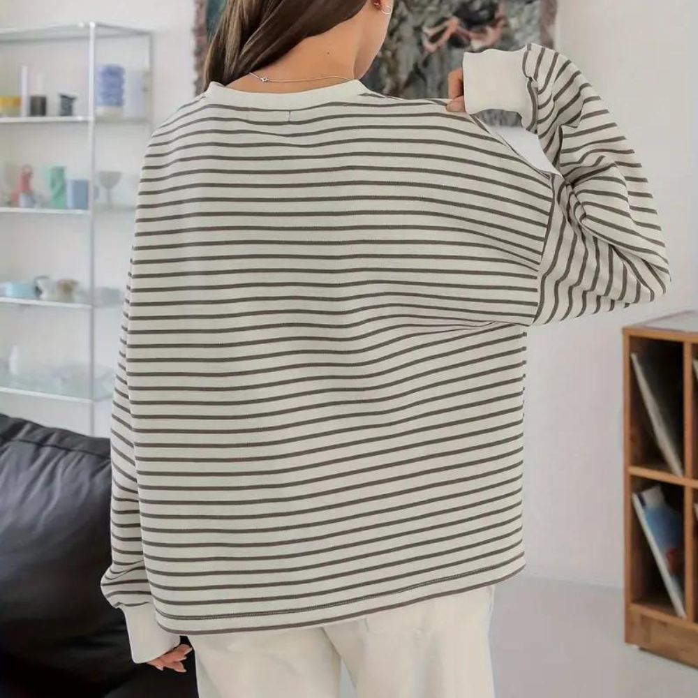 CHERYL - Comfortabel Gestreept Zomersweatshirt voor Dames