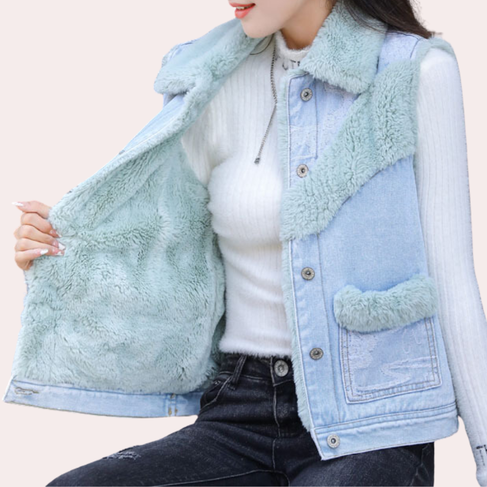 ELEANOR - Klassiek Denim Zomervest voor Dames