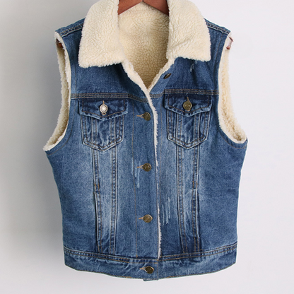 CLAIRE - Trendy Denim Vest voor Dames - Perfect voor de Zomer