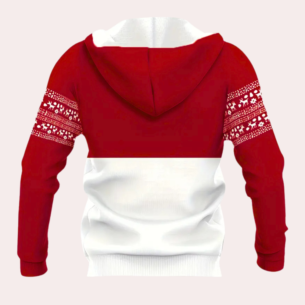 TOBIE - Trendy Kerstmis Hoodie voor Heren