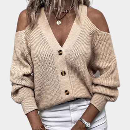 ESTELLA - Luxe Zomerse Schouders Trui voor Dames