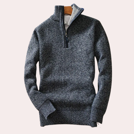BRICE - Comfortabele Halsrits Trui voor Heren - Lente/Zomer Editie
