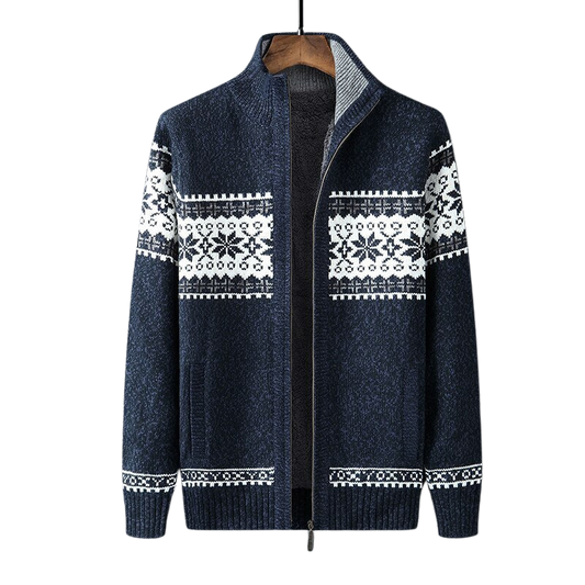 Gebreid vest voor de winter - Fedorus