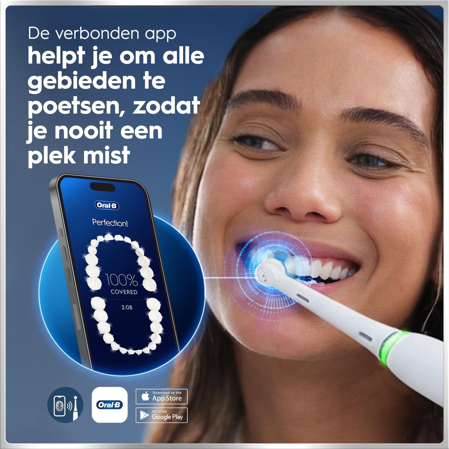 Oral-B iO 6 Elektrische Tandenborstels Wit & Roze Duoverpakking + 10 Opzetborstels