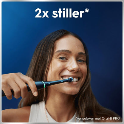 Oral-B iO 6 Elektrische Tandenborstels Zwart & Roze Duoverpakking + 10 Opzetborstels