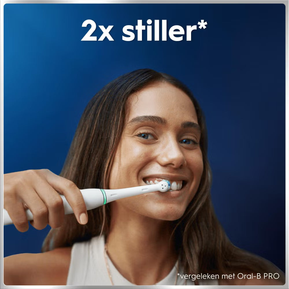 Oral-B iO 6 Elektrische Tandenborstels Wit & Roze Duoverpakking + 10 Opzetborstels