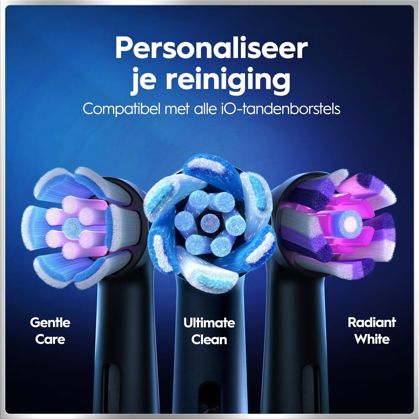 Oral-B iO 6 Elektrische Tandenborstels Zwart & Roze Duoverpakking + 10 Opzetborstels
