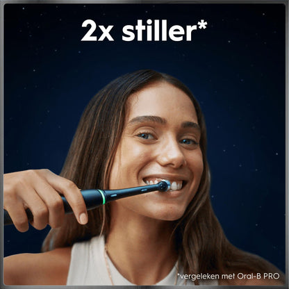 Oral-B iO 10 Elektrische Tandenborstel Cosmic Zwart + 4 Opzetborstels