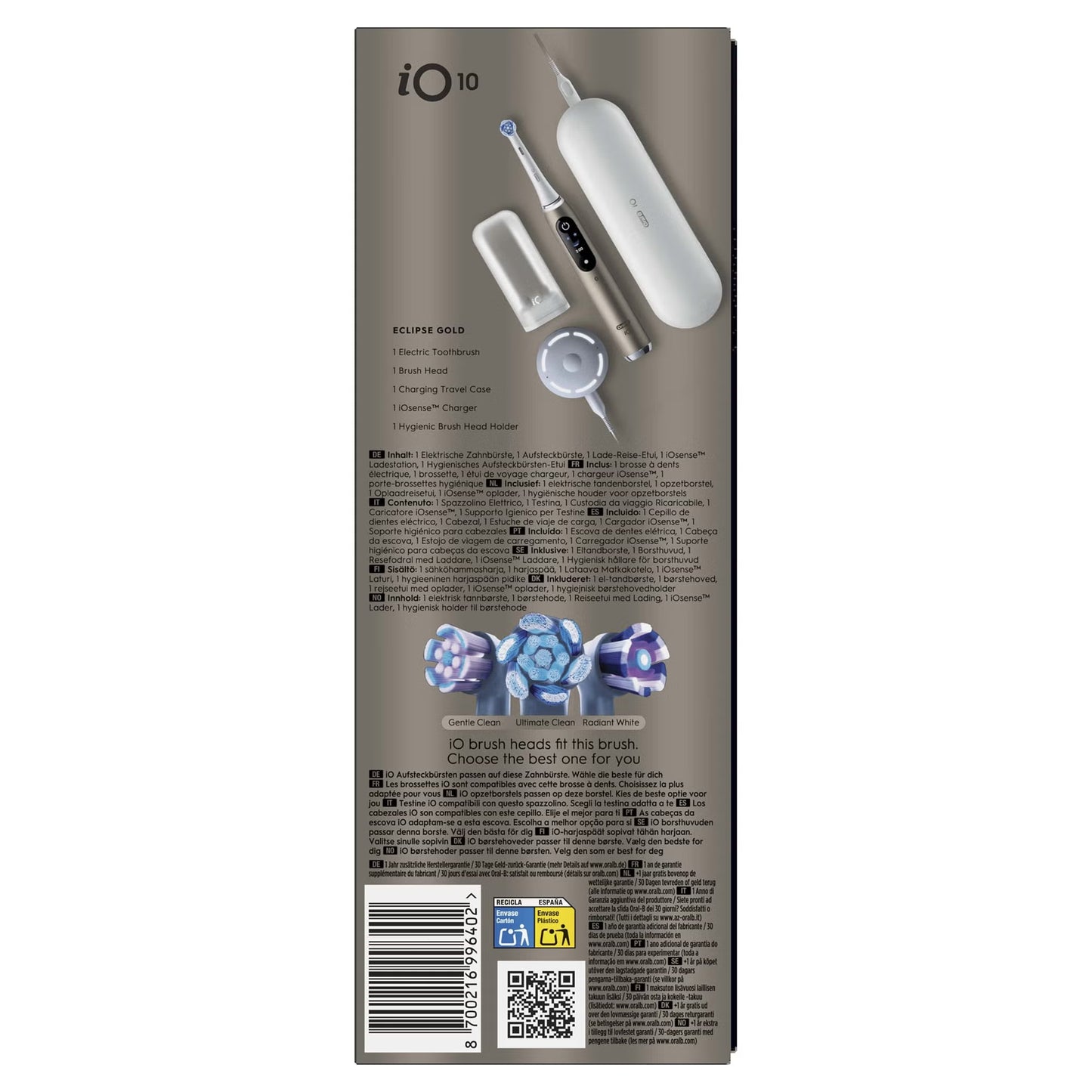 Oral-B iO10 Eclipse Gold Special Edition Elektrische Tandenborstel