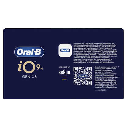 Oral-B iO 9N Elektrische Tandenborstel Zwart + 4 Opzetborstels
