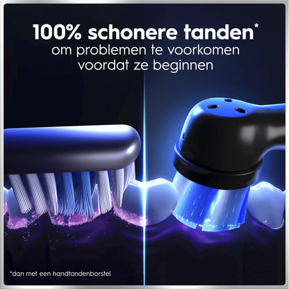 Oral-B iO 6 Elektrische Tandenborstels Zwart & Roze Duoverpakking + 10 Opzetborstels