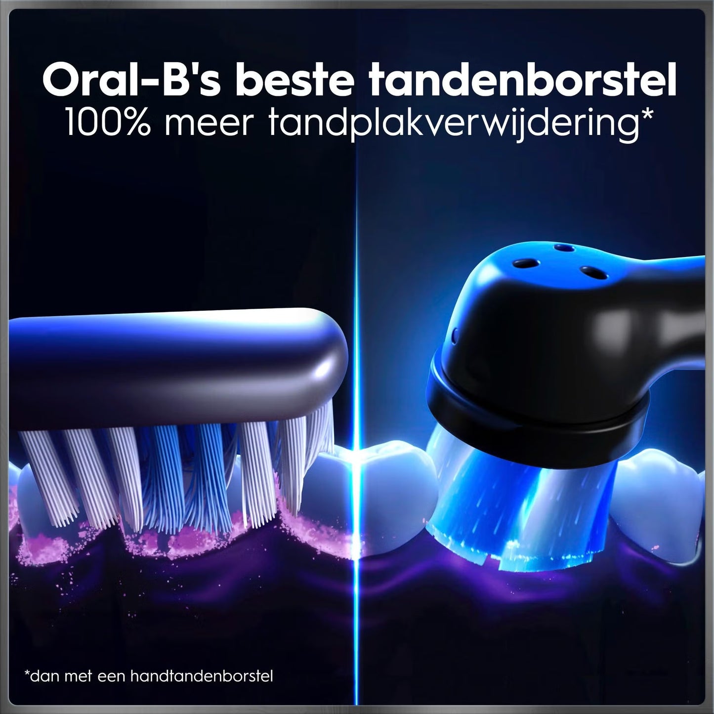 Oral-B iO 10 Elektrische Tandenborstel Cosmic Zwart + 4 Opzetborstels