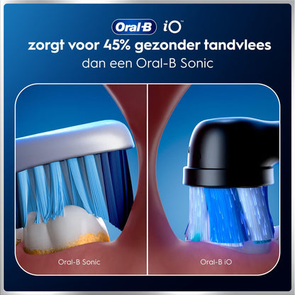 Oral-B iO 6N Elektrische Tandenborstel Zwart Lava + 4 Opzetborstels