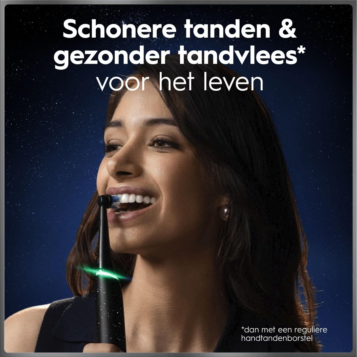 Oral-B iO 10 Elektrische Tandenborstel Cosmic Zwart + 4 Opzetborstels
